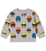 Stella McCartney Kids Sweatshirt - GrÃ¥melerad m. HjÃ¤lmar