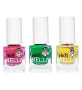 Miss Nella Nagellack - 3-pack - Kiss The Frog/Honey Twinkles/Sug