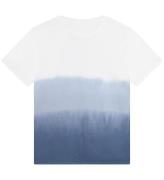 DKNY T-shirt - Vit/BlÃ¥ m. Tryck