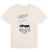 Kenzo T-shirt - Cream m. Tryck