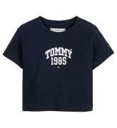 Tommy Hilfiger T-shirt - Varsity Rib - Desert Moln