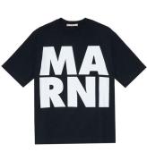 Marni T-shirt - Svart m. Vit