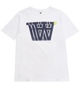 Wood Wood T-shirt - Ace MÃ¤rke Logo - White