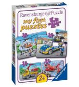 Ravensburger Pussel - My First - 4 Diverse - My NÃ¶dsituation