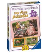 Ravensburger Pussel - My First - 3 olika - Utforska Th