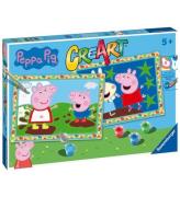 Ravensburger CreArt - MÃ¥larset - Peppa Pig