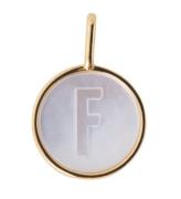 Design Letters HÃ¤nge Till Halsband - F - Pearl Gold