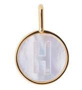 Design Letters HÃ¤nge Till Halsband - H - Pearl Gold