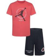 Jordan Shortsset - Sweatshorts/T-shirt - Svart/