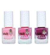 Miss Nella Nagellack - 3-pack - Little Poppet/Cheeky Bunny/Rosa