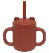 Petit Monkey Mugg m. SugrÃ¶r - Silikon - 175 ml - Bakad Clay