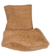 Wheat Tofflor - Ull Fleece - Clay Melange