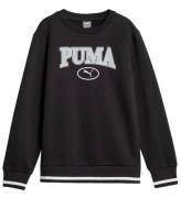 Puma Sweatshirt - Trupp Crew - Svart m. Vit