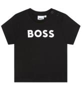 BOSS T-shirt - Svart m. Vit