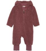 Minymo Fleeceoverall - Teddy - Roan Rouge