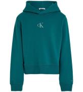 Calvin Klein Hoodie - Logo Boxy - Atlantic Deep