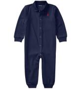 Polo Ralph Lauren Onesie - Core Replen - MarinblÃ¥