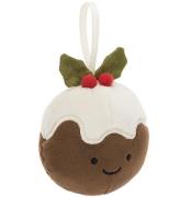 Jellycat Gosedjur - 7x7 cm - Festive Folly Christmas Pudding