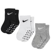 Nike Strumpor - 3-pack - Svart/Vit/GrÃ¥melerad