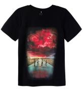 Name It T-shirt - NkmDec Strangerthings - Svart