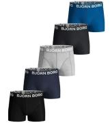 BjÃ¶rn Borg Boxershorts - 5-pack - Blue Denim