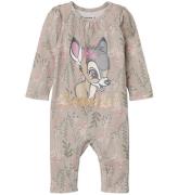Name It Onesie - Bambi - NbfDro - Pure Cashmere m. Tryck