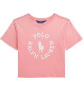 Polo Ralph Lauren T-shirt - Rosa m. Vit