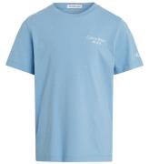 Calvin Klein T-shirt - Stack Logo - Tofs Blue