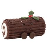 Jellycat Gosedjur - 21x13 cm - Amuseable Yule Log