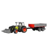 Bruder Traktor - Claas Nectis 267 F m. Frontlastare - 02112