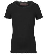 Rosemunde T-shirt - Silke/Bomull - Noos - Svart