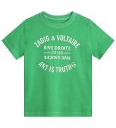 Zadig & Voltaire T-shirt - Kita - Lime m. Vit