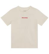Zadig & Voltaire T-shirt - Kita - Cream m. Text