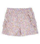 En Fant Shorts - AOP - Ã?ggnog m. Blommor