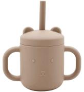 Petit Monkey Mugg m. SugrÃ¶r - Silikon - 175 cm - Taupe