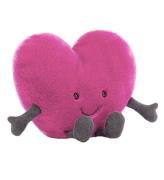 Jellycat Gosedjur - Large - 17x19 cm - Amuseable Rosa Heart