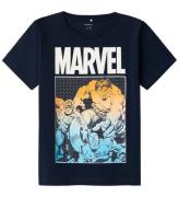 Name It T-shirt - NkmFrankrike Marvel - Dark Sapphire