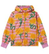 Stella McCartney Kids Jacka - Rosa/Orangerandig m. Solskyddad