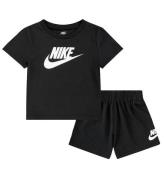 Nike Shortsset - Shorts/T-shirt - Svart