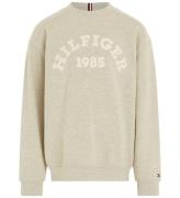 Tommy Hilfiger Sweatshirt - Monotyp - Blekt Olive Heather