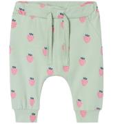 Name It Leggings - NbfVandora - BÃ¤r Green/Strawberrys