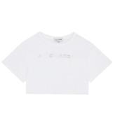 Little Marc Jacobs T-shirt - Beskuren - Vit m. Silver