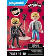 Playmobil Miraculous - Adrien & CAT Noir - 11 Delar - 71337