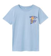 Name It T-shirt - NkmVelix - Chambray Blue/Surf