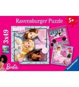 Ravensburger Pussel - 3x49 Delar - Barbie