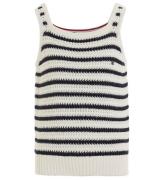 Tommy Hilfiger Topp - Stickad - Stripe Virkning - Calico/Desert