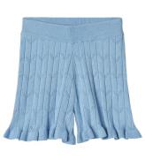 Fliink Shorts - Stickad - Viskos - Sunny - Little Boy Blue