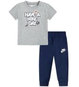 Nike Set - Sweatpants/T-shirt - Midnight MarinblÃ¥