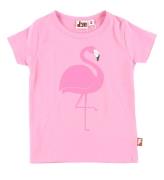 DYR T-shirt - Dyrgrowl - HÃ¤rlig Rose Flamingo