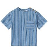 Fliink T-shirt - Miro - Cloud Dansare/Mazerine Blue Stripe